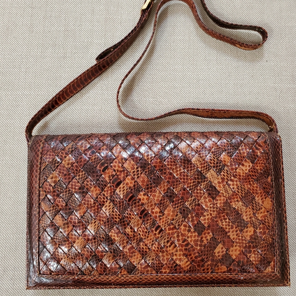 Lovely Vintage Snake Skin Bag